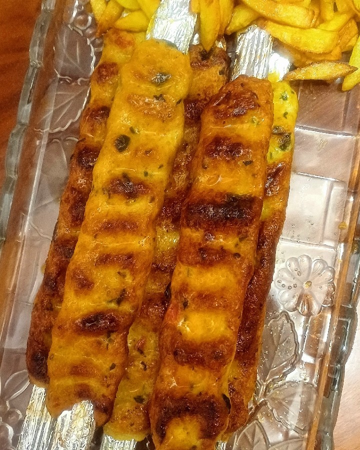 عکس کباب مرغ تابه ای 
