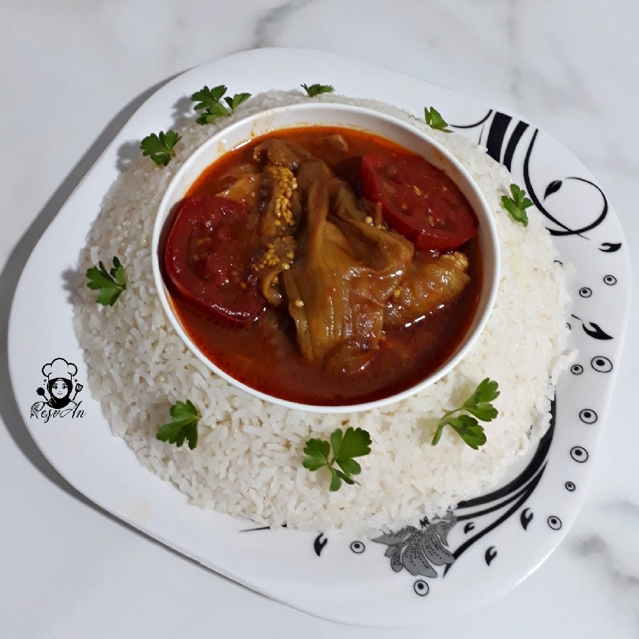 عکس خورشت بادمجان ֪֢