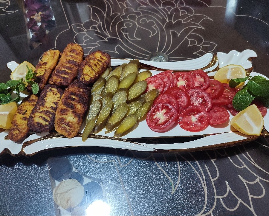 عکس کتلت مرغ