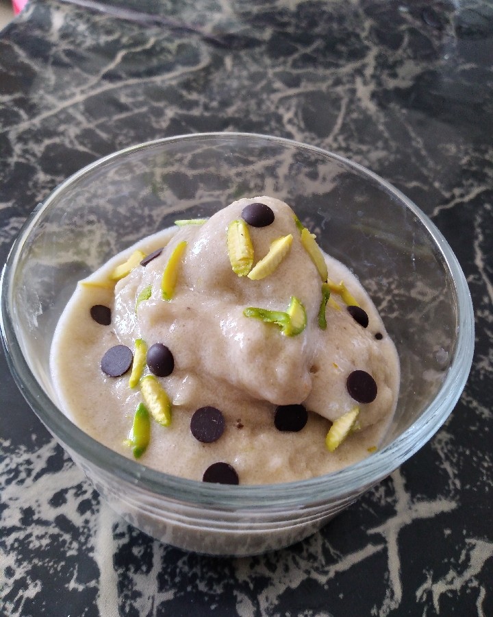 عکس بستنی رژیمی موز و ملون