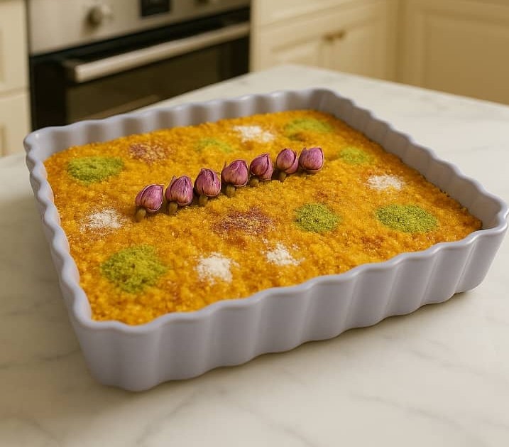 عکس کیک بسبوسه