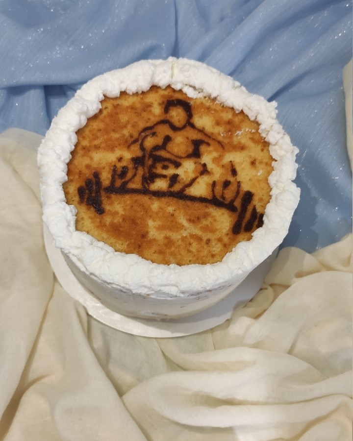 عکس کیک خامه ای