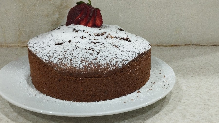 عکس کیک توت فرنگی