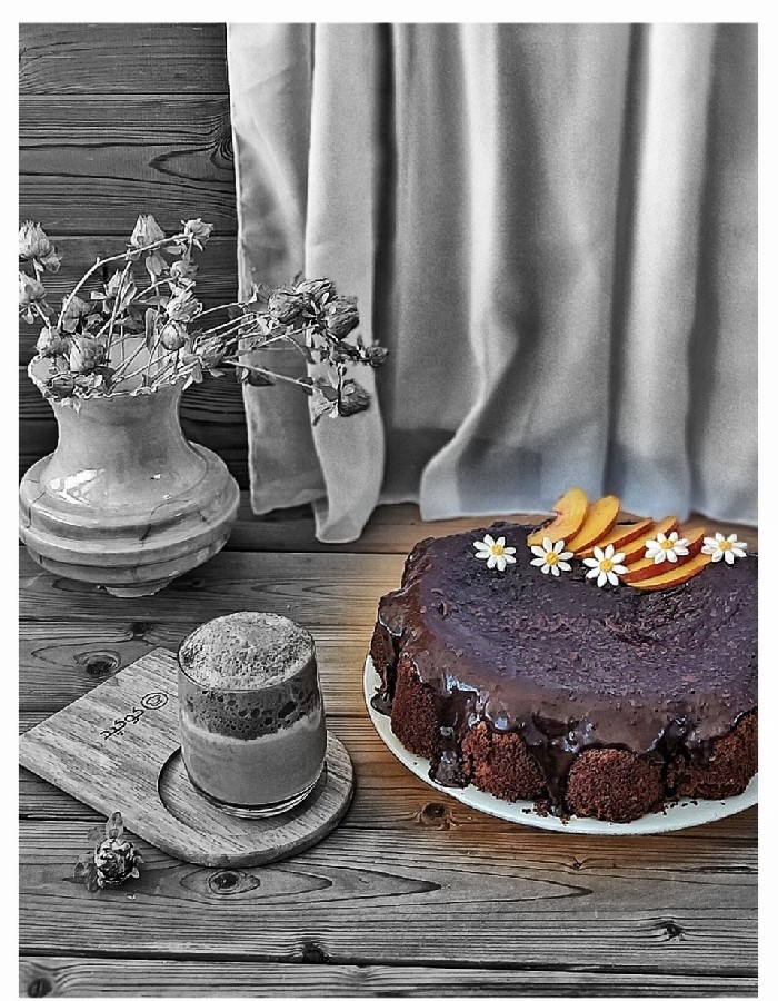 عکس کیک شکلاتی (کافی شاپی)