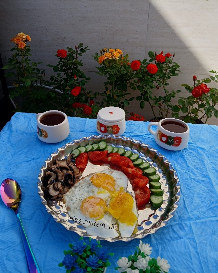 عکس صبحانه بهاری 