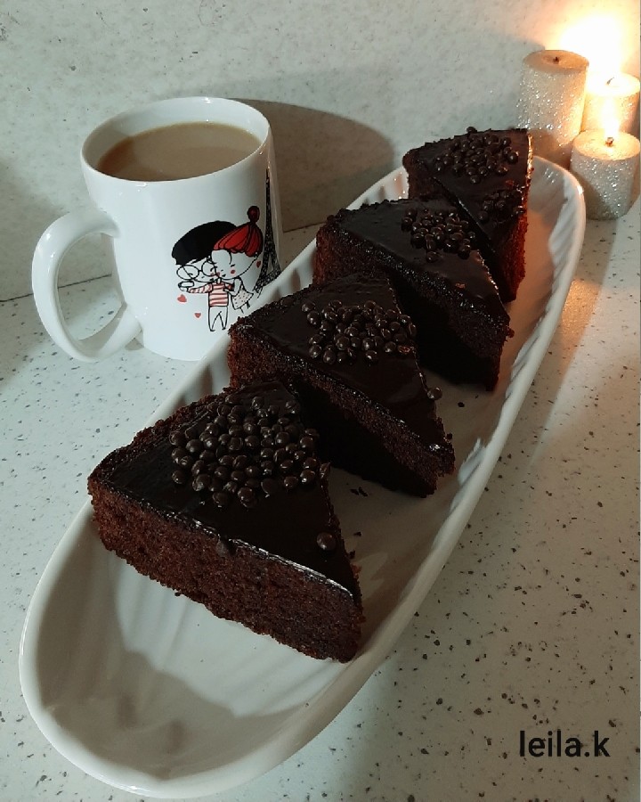 عکس کیک کاکائویی 