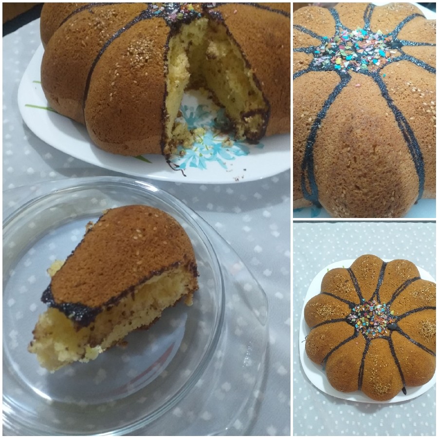 عکس کیک هل و گلاب ...