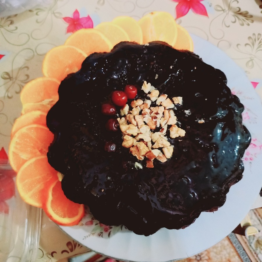 عکس کیک شکلاتی 