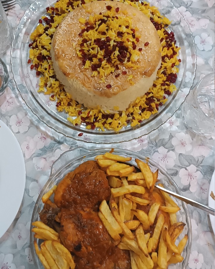 عکس زرشک پلو با مرغ