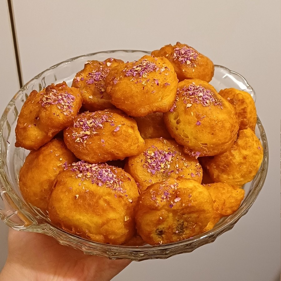عکس خاگینه قاشقی با مغز خرما 