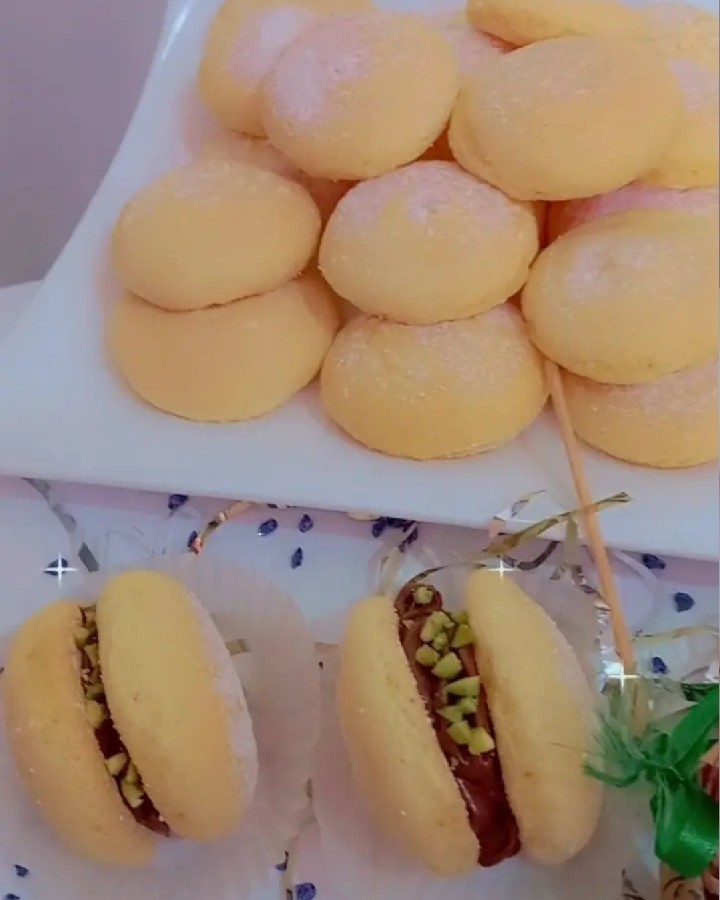 عکس شیرینی لطیفه با زرده تخم مرغ