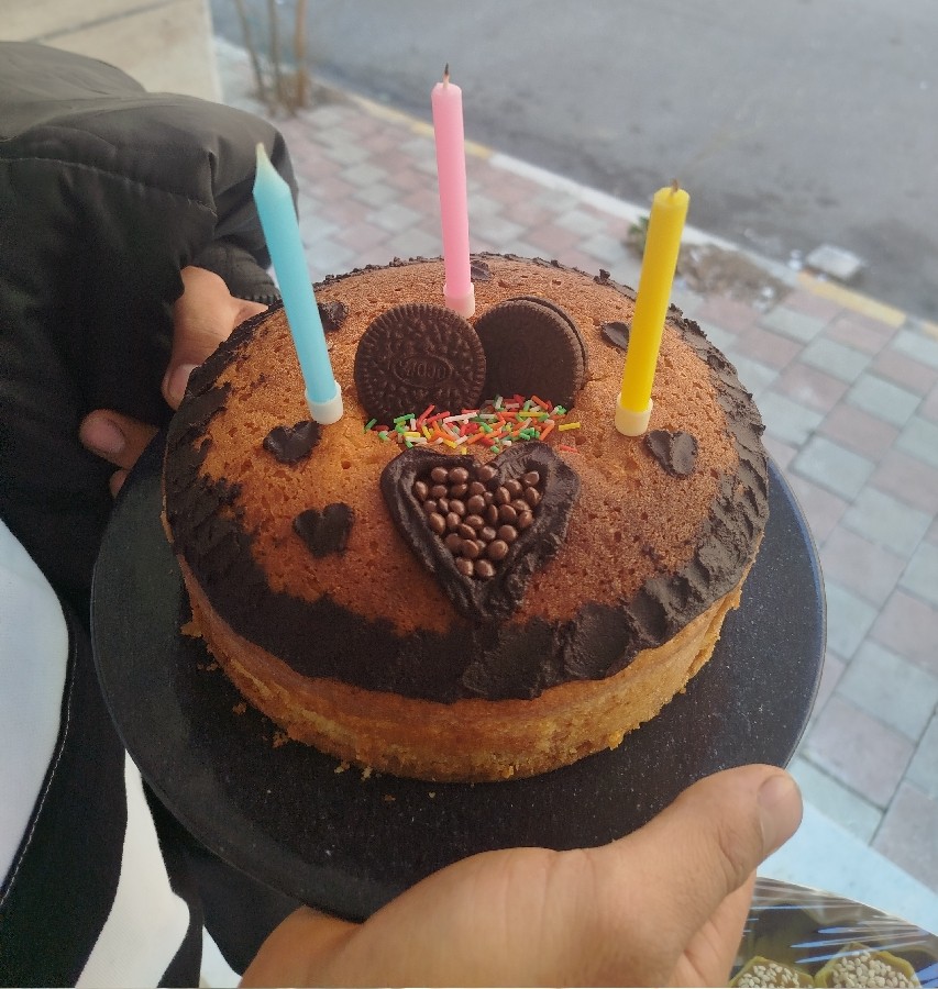 عکس کیک تولد ساده