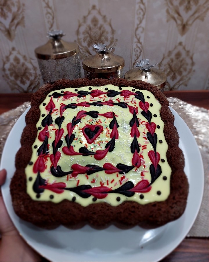 عکس کیک موزی