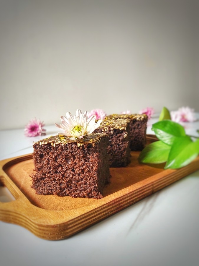 عکس کیک شکلاتی ساده
