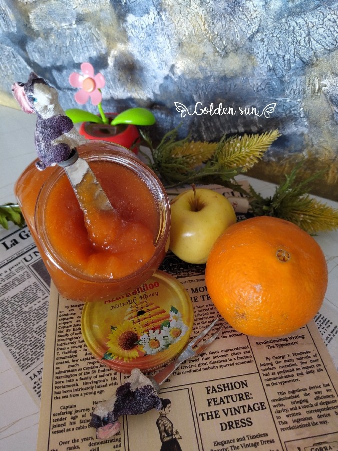 عکس مارمالاد سیب و پرتقال (مناسب فیلینگ)
