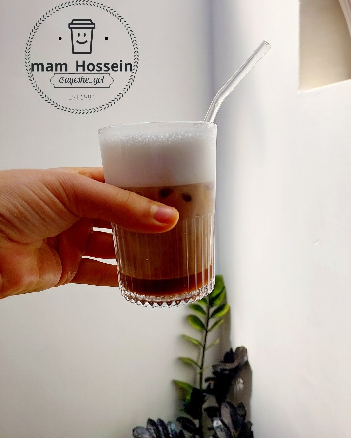 عکس آیس لاته کاراملی 