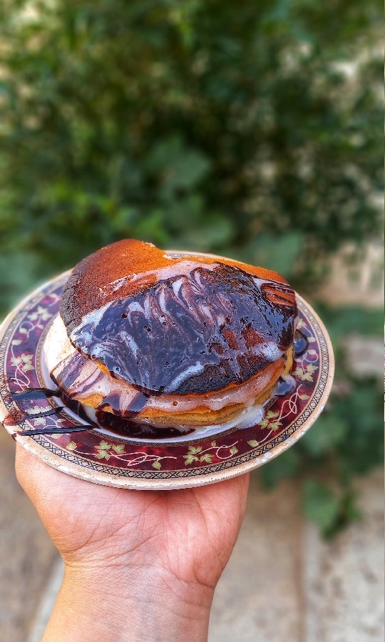 عکس پنکیک پرتقالی