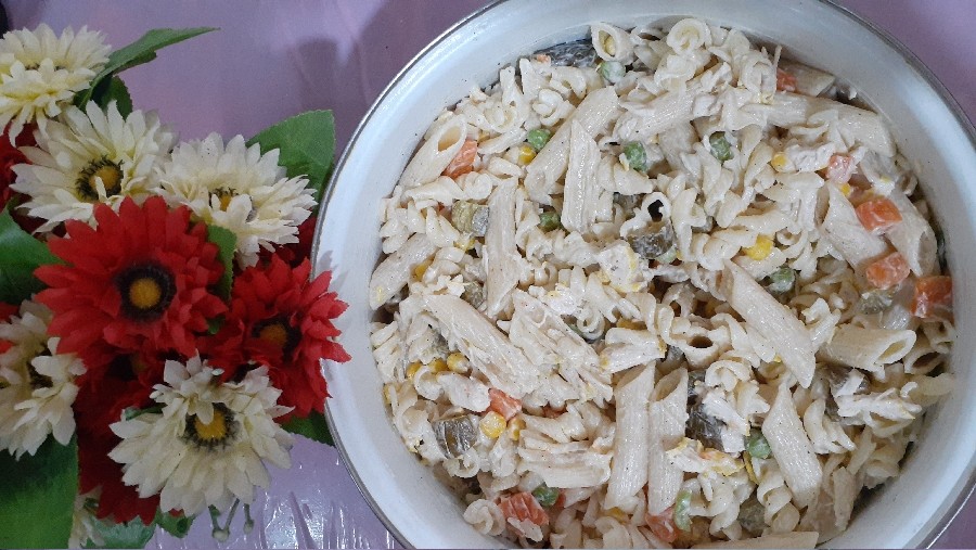 عکس سالاد پاستا