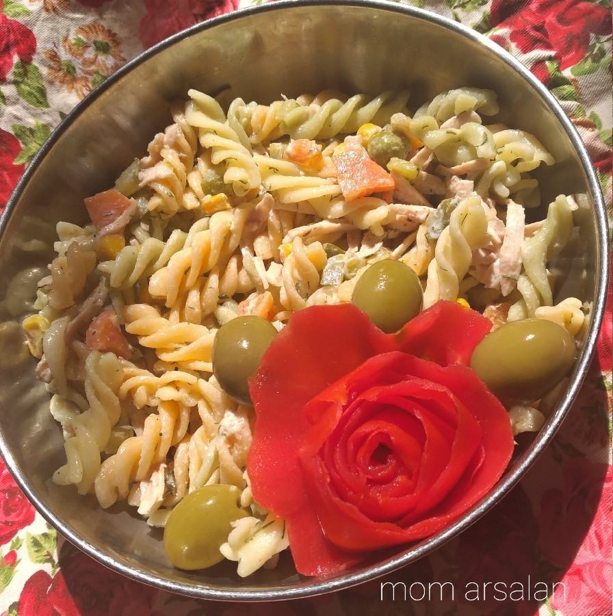 عکس سالاد ماکارانی