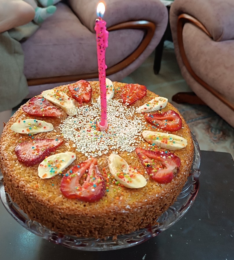 عکس کیک پرتقالی