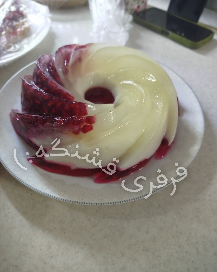 عکس ژله انار
