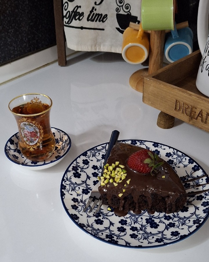 عکس کیک شکلاتی