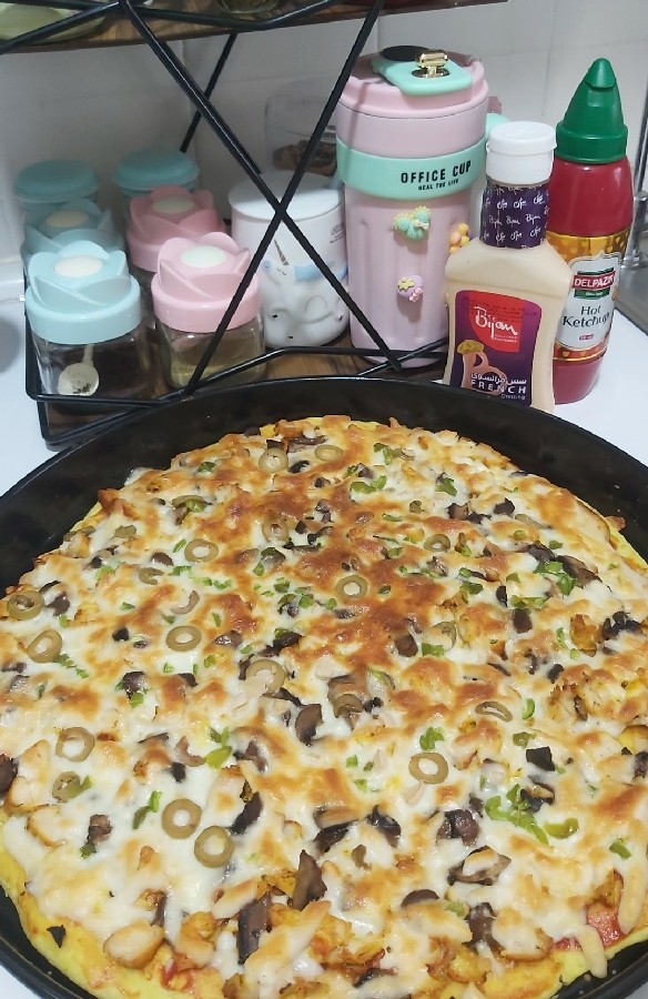 عکس پیتزا گوشت