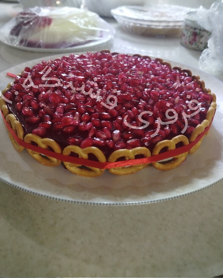عکس چیز کیک انار?