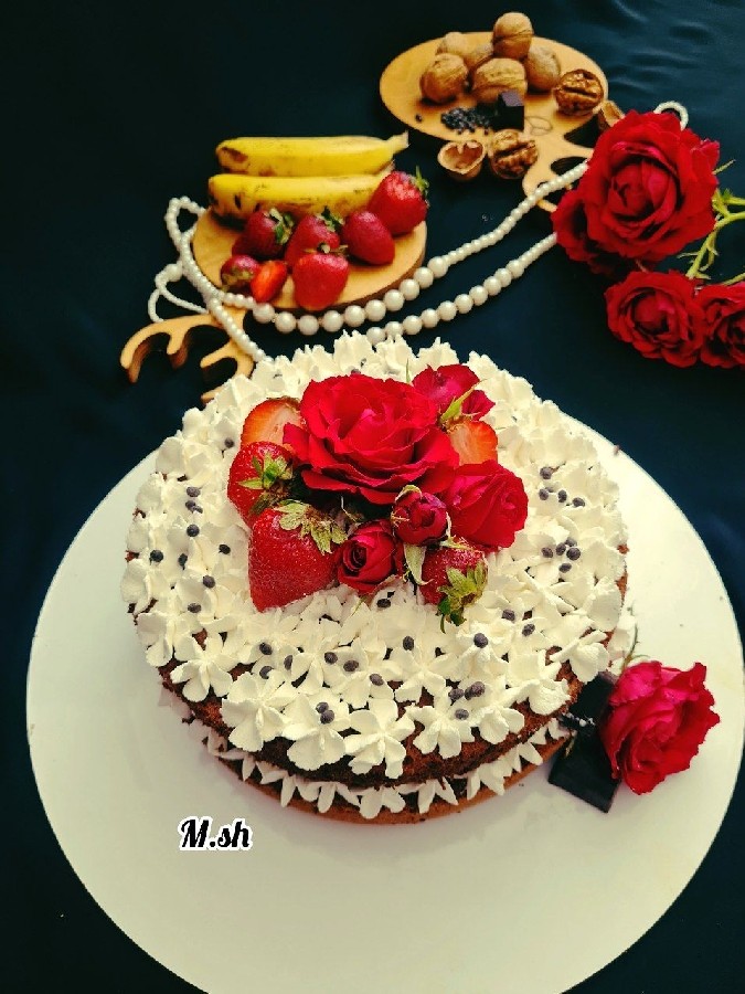 عکس کیک شیفون شکلاتی