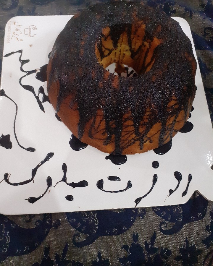 عکس کیک گلاب