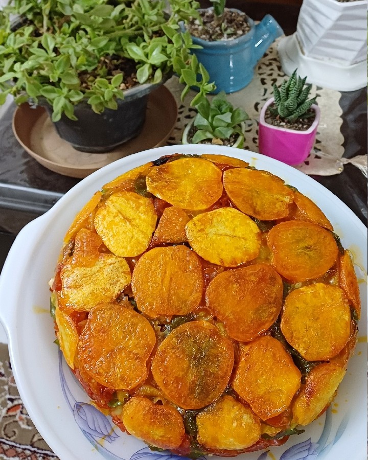 عکس ماکارونی فقط سیب زمینی
