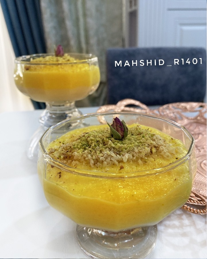 عکس فرنی دو رنگ