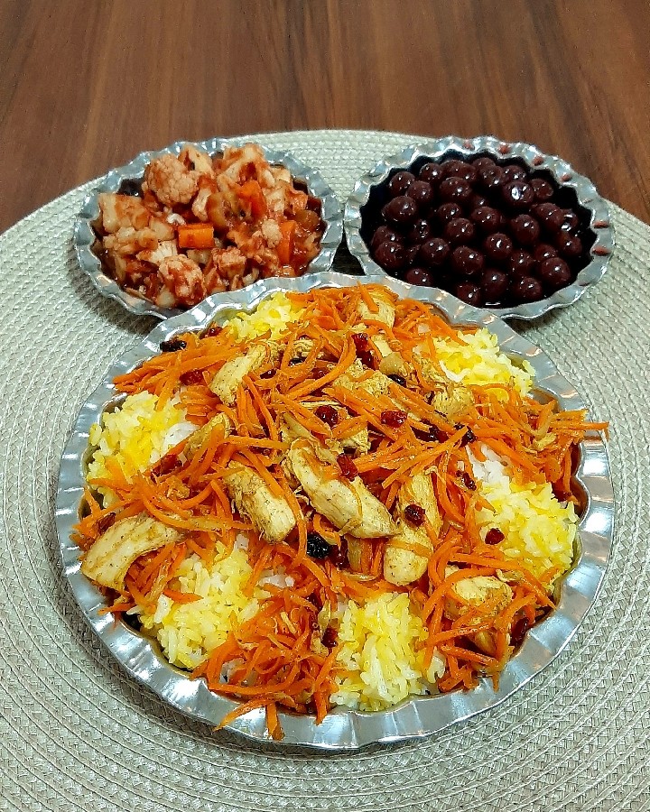 عکس  هویج پلو 