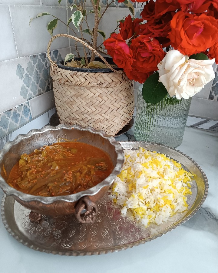 عکس خورشت بامیه