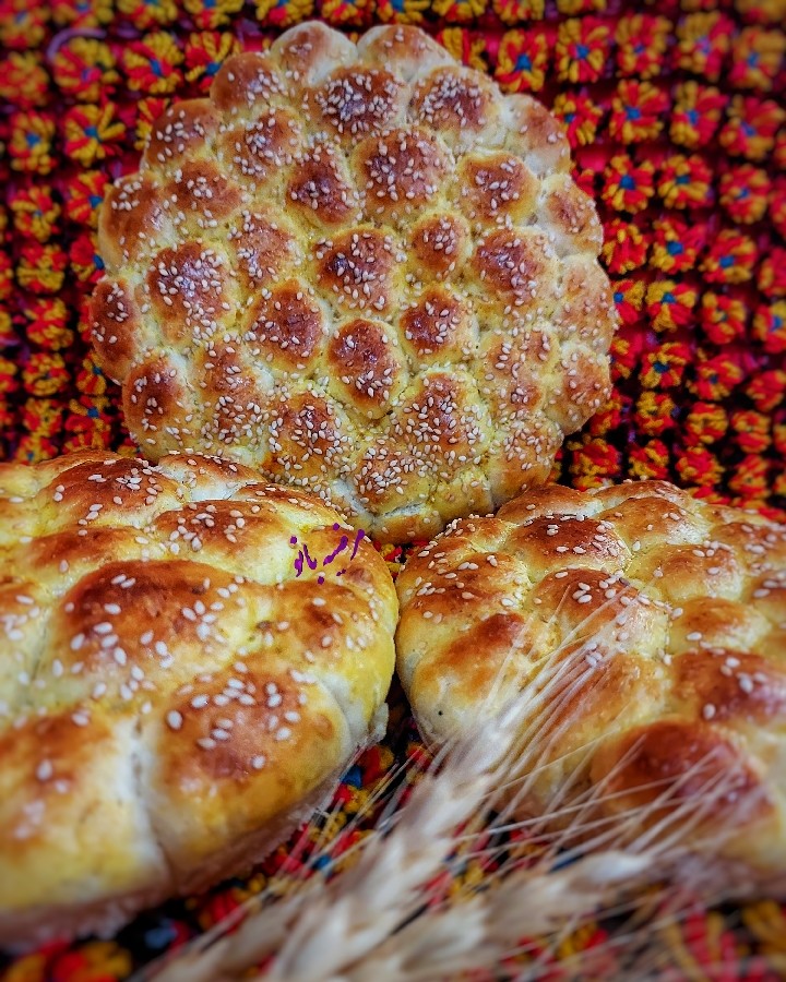 عکس نان لانه زنبوری