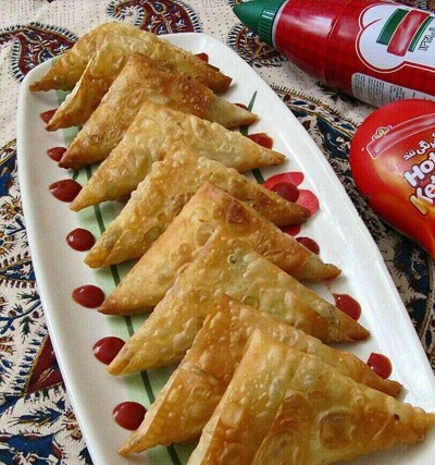 عکس سمبوسه سیب زمینی
