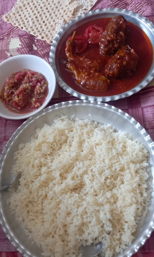 عکس خورش بادمجون عالی شده بود