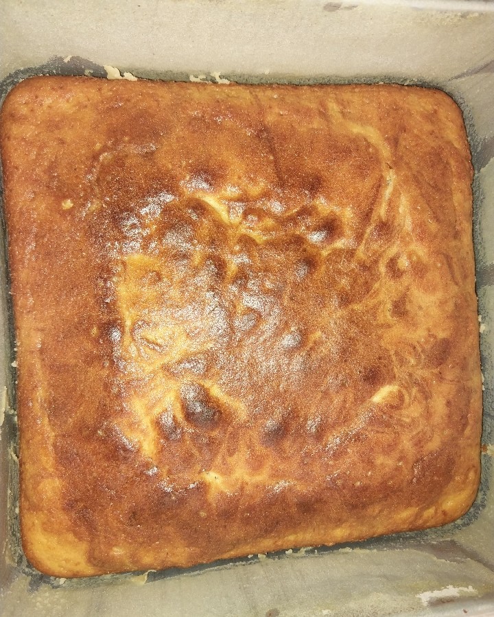 عکس کیک ساده خانگی 