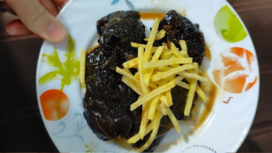 عکس برگ انگور دلمه 