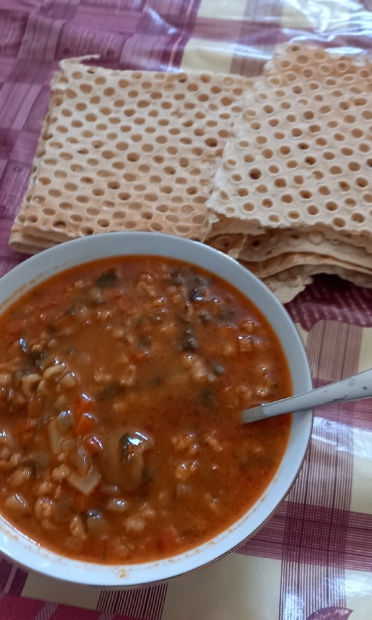 عکس ناهارساده 
سوپ سبزیجات
