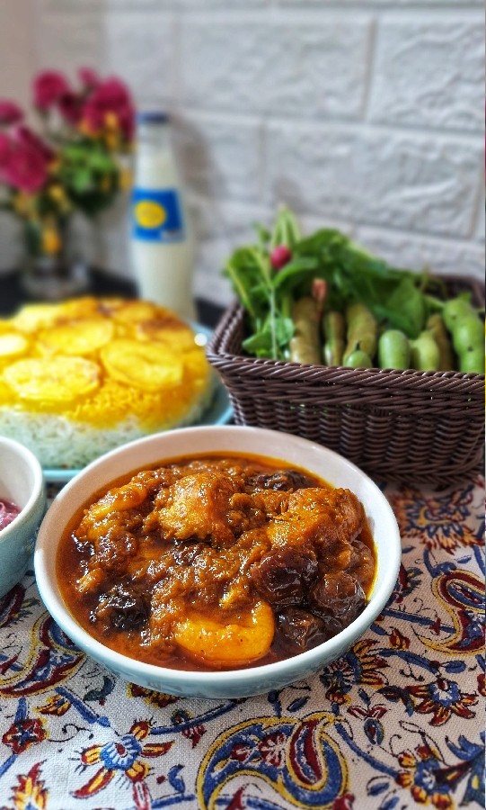 عکس خورش آلو مسما