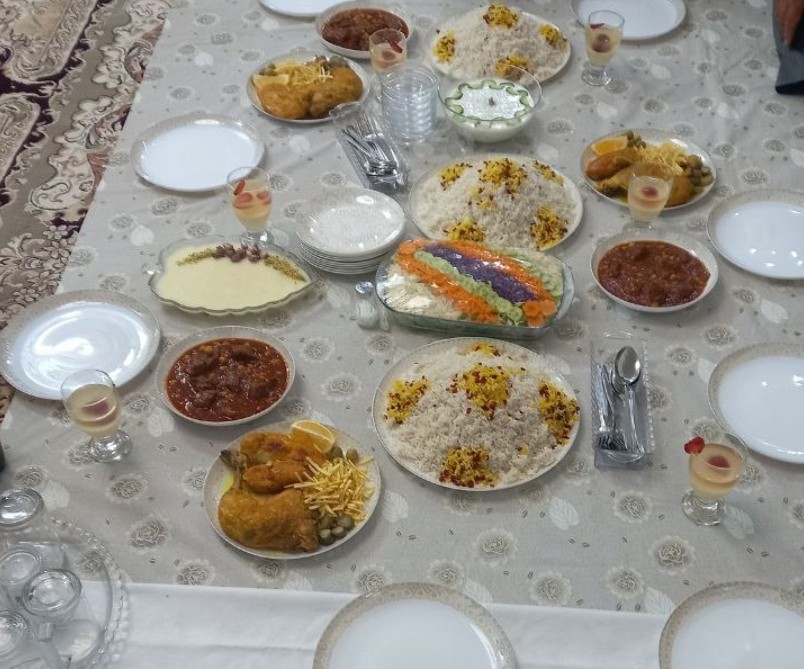 عکس شام دور همی ?جای شما عزیزان خالی..