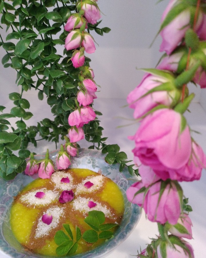عکس شله زد با طعم گلاب خانگی ?