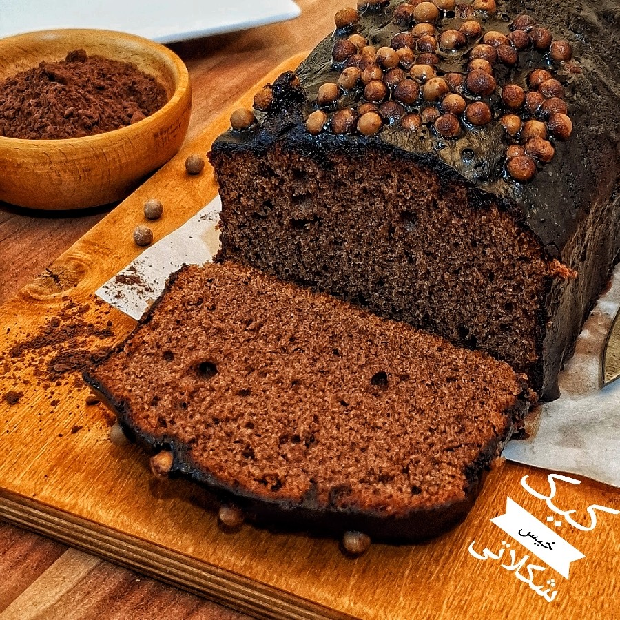 عکس کیک خیس شکلاتی