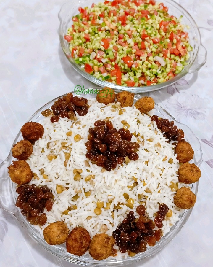 عکس عدس پلو 