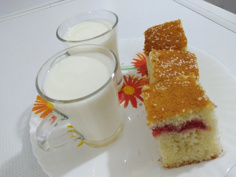 عکس ?کیک توت فرنگی?