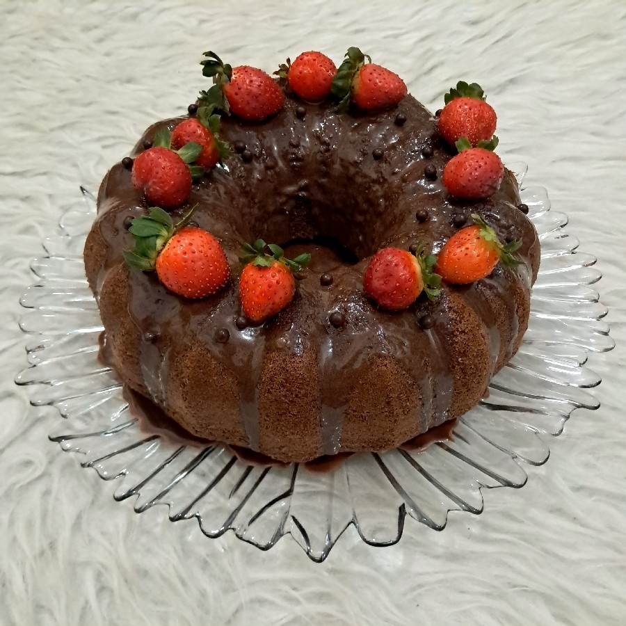 عکس کیک خیس شکلاتی 