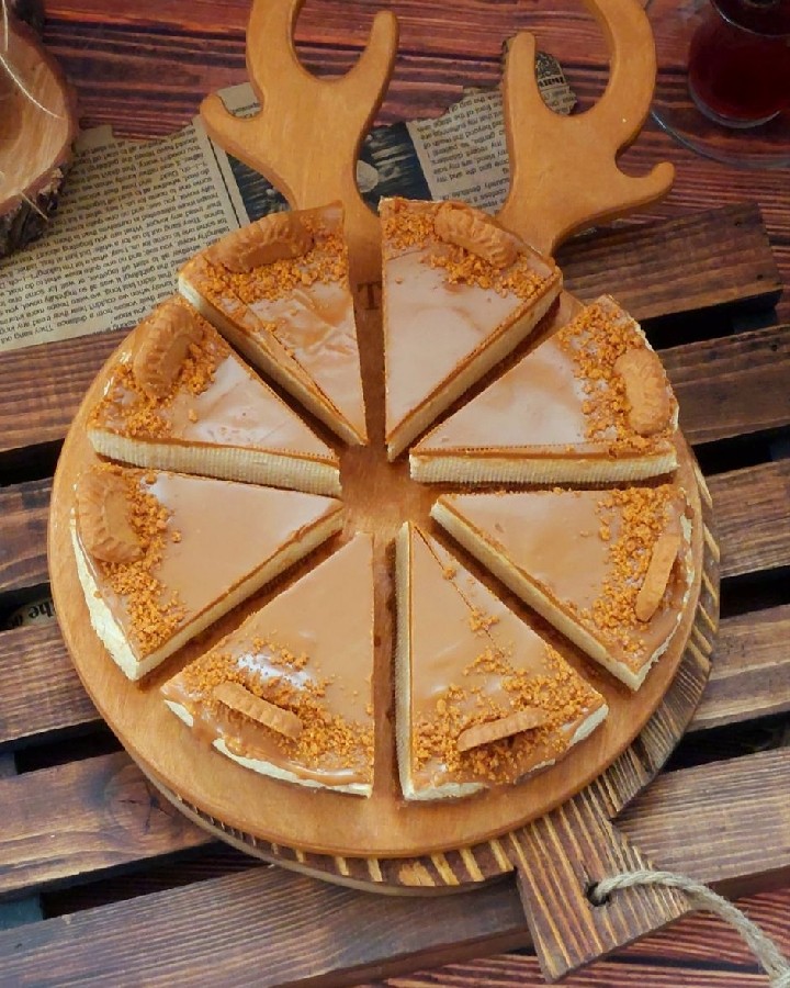 عکس چیز کیک لوتوس