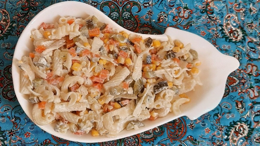 عکس سالاد ماکارونی