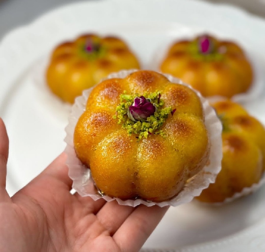 عکس خاگینه مغز دار قالبی
